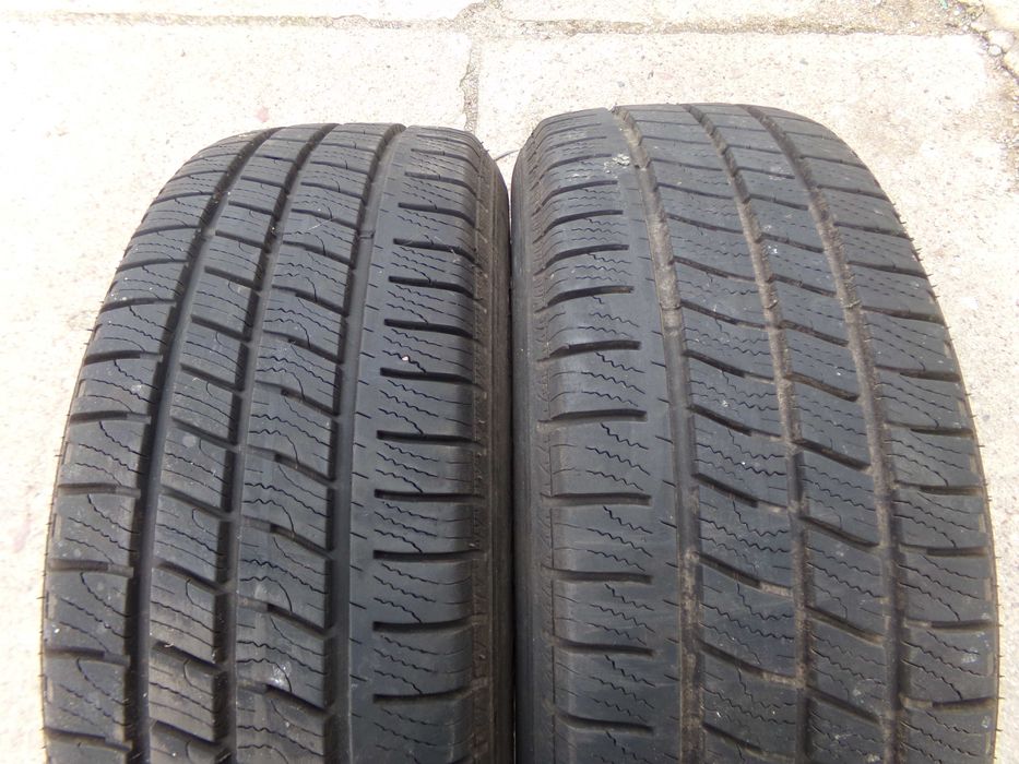 215/65/16C  -  6,5-7mm -  GOODYEAR  -  Zima -  2szt - Tanio