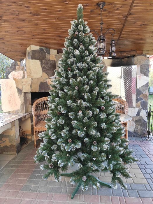 ХІТ‼️ Ялинка штучна  з шишками та снігом, искусственная елка