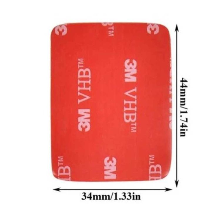 3М скотч набор 6шт для прямых и изогнутых платформ площадок GoPro