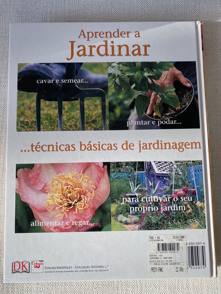 Conjunto de 3 livros jardinagem