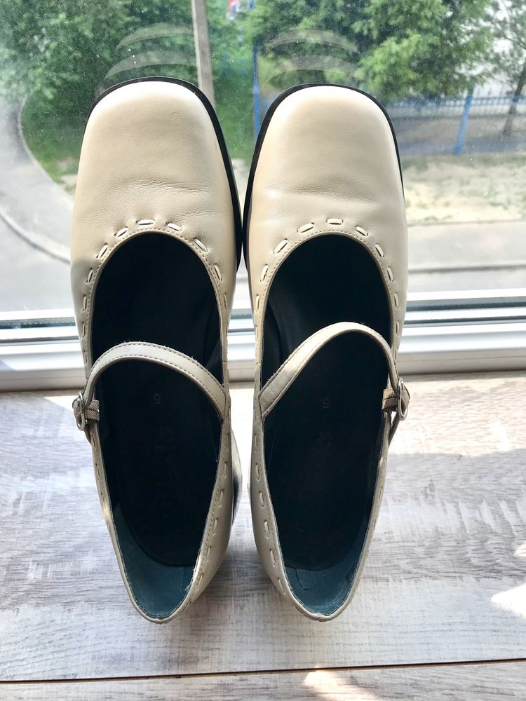 Clarks туфли кожаные балетки мокасины 38 р 24,5см