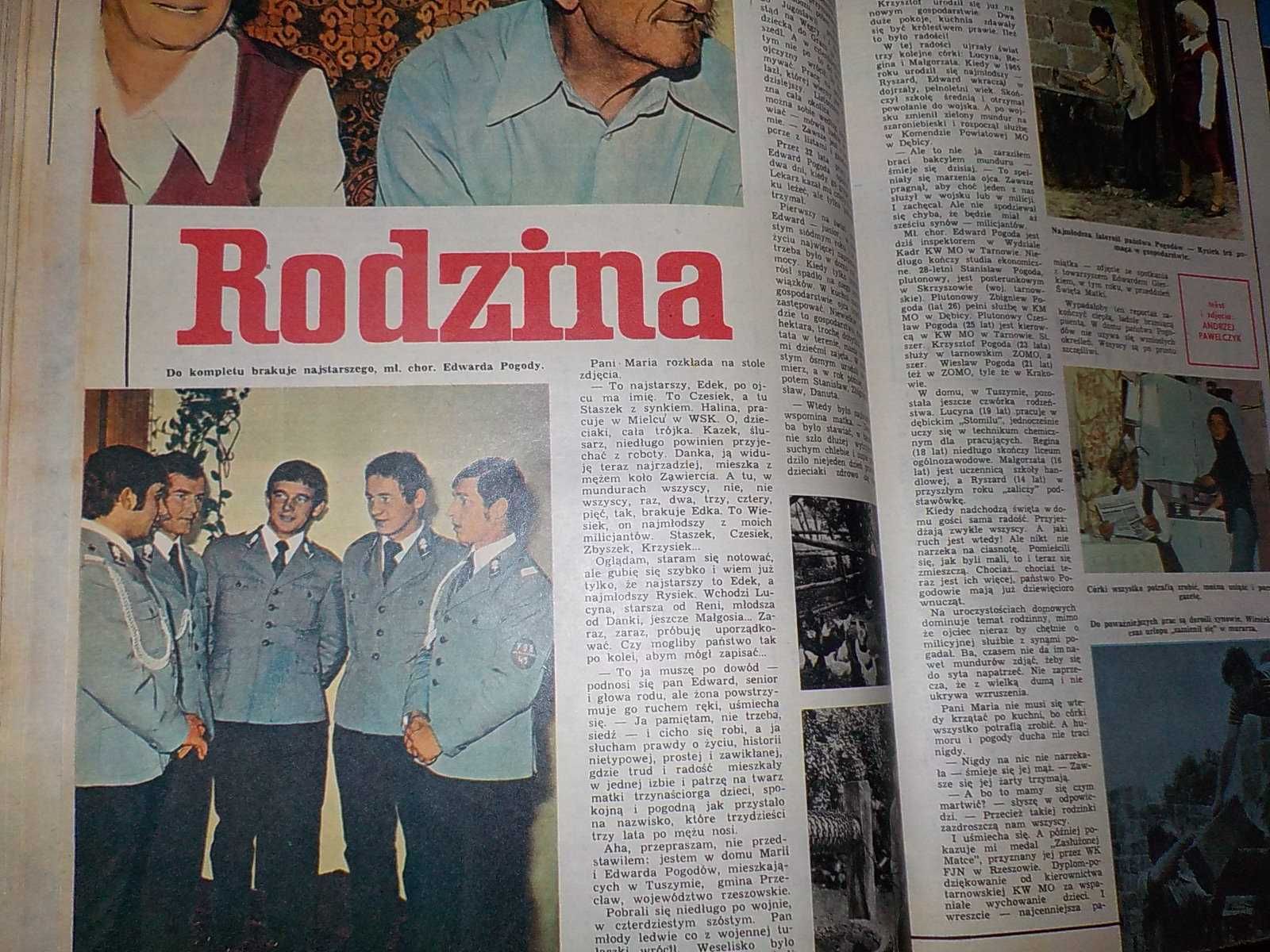 MO milicja  gazety kolekcja  52 egz. Polonez Syrena UAZ