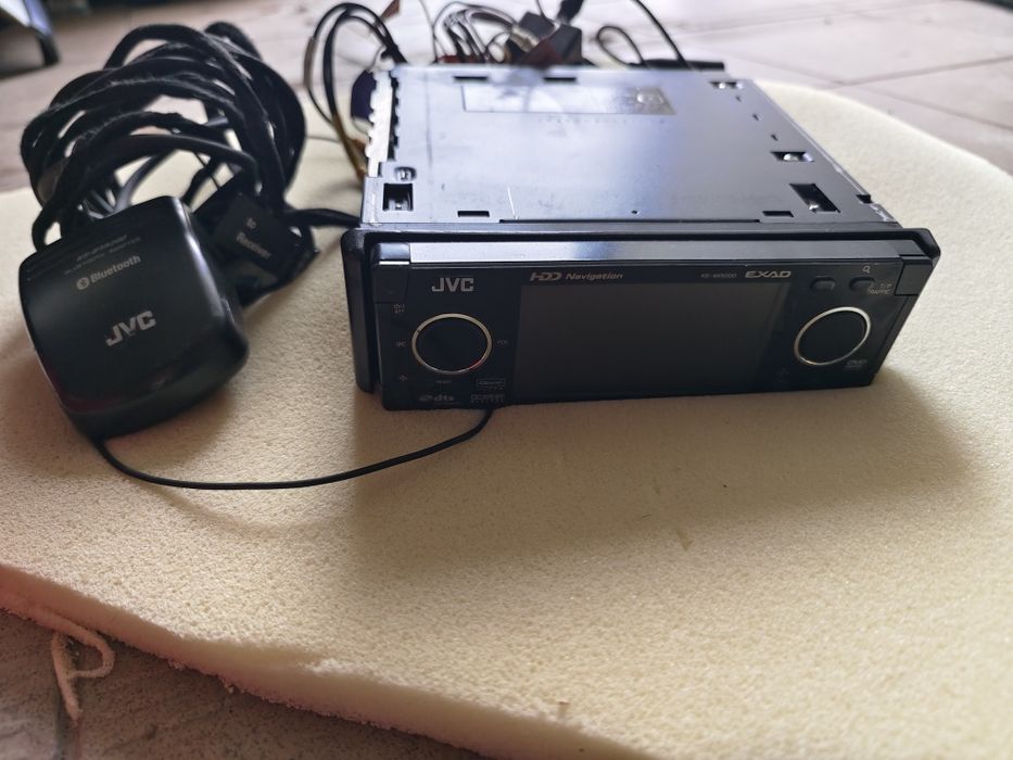 Radio samochodowe JVC KD-NX5000 EXAD Bluetooth dysk 40GB kamera DVD CD