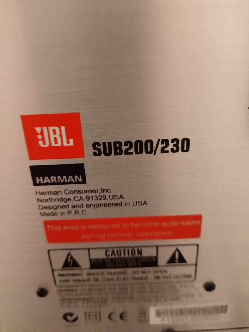 Subwoofer aktywny JBL SUB200/230
