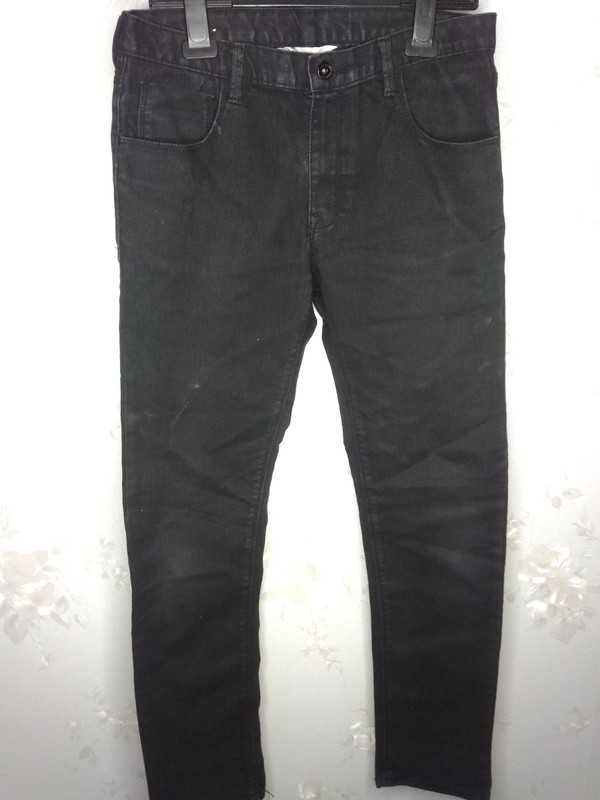 Czarne spodnie jeansy h&m m L 38 40