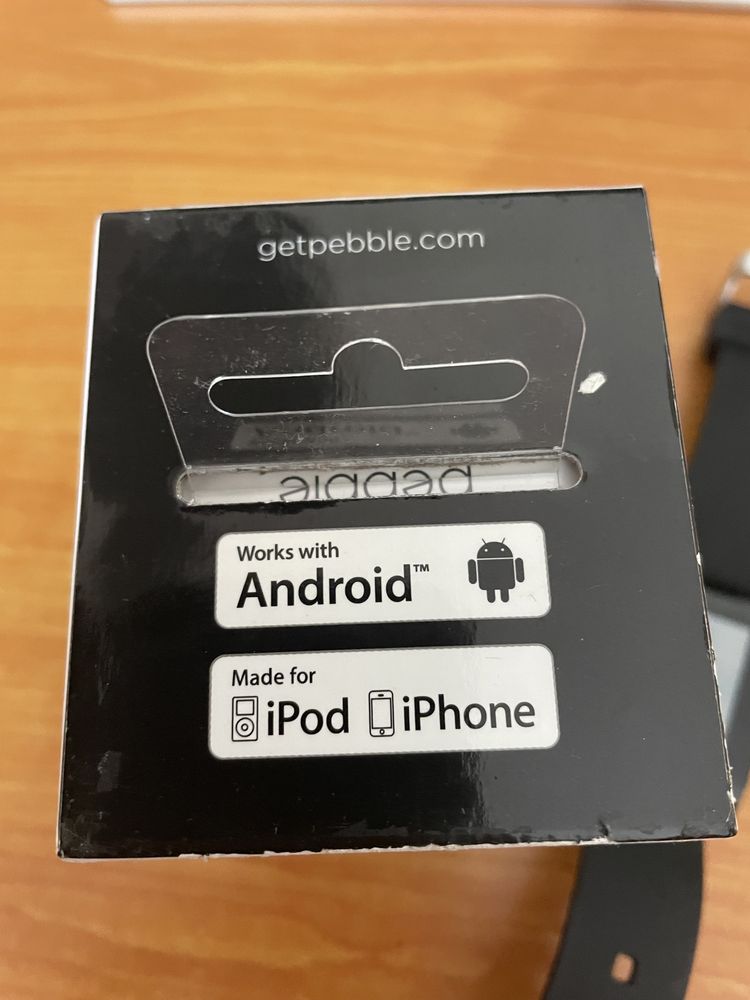 Pebble Smartwatch Preto Como Novo