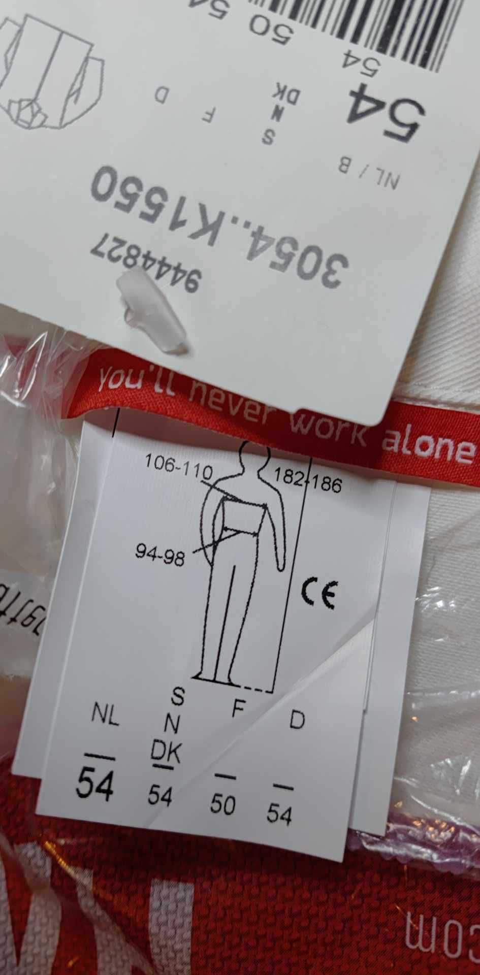 KURTKA r. XL/54 robocza kitel męska HAVEP biała 100% BAWEŁNA nowa s549