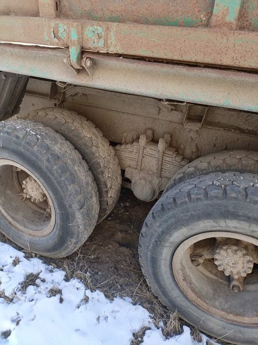 КамАЗ ( колхозник) + прицеп Урал- самосвал