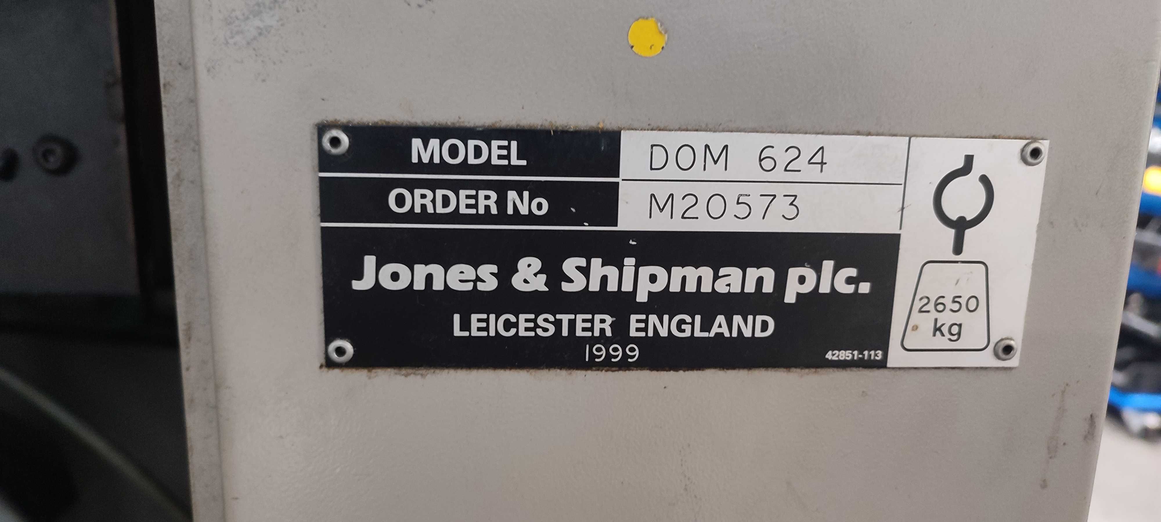 Szlifierka do płaszczyzn CNC - Jones & Shipman Dominator 624