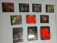 DVDs e CDs Manowar.