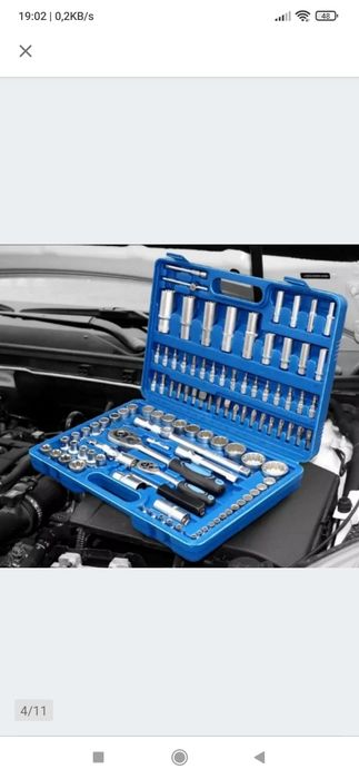 Zestaw narzędzi klucze nasadowych 108 klucze nasadowe1/4" 1/2" BITY