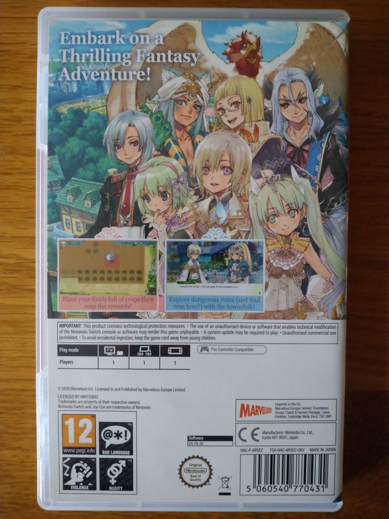 Rune Factory 4 - Nintendo Switch