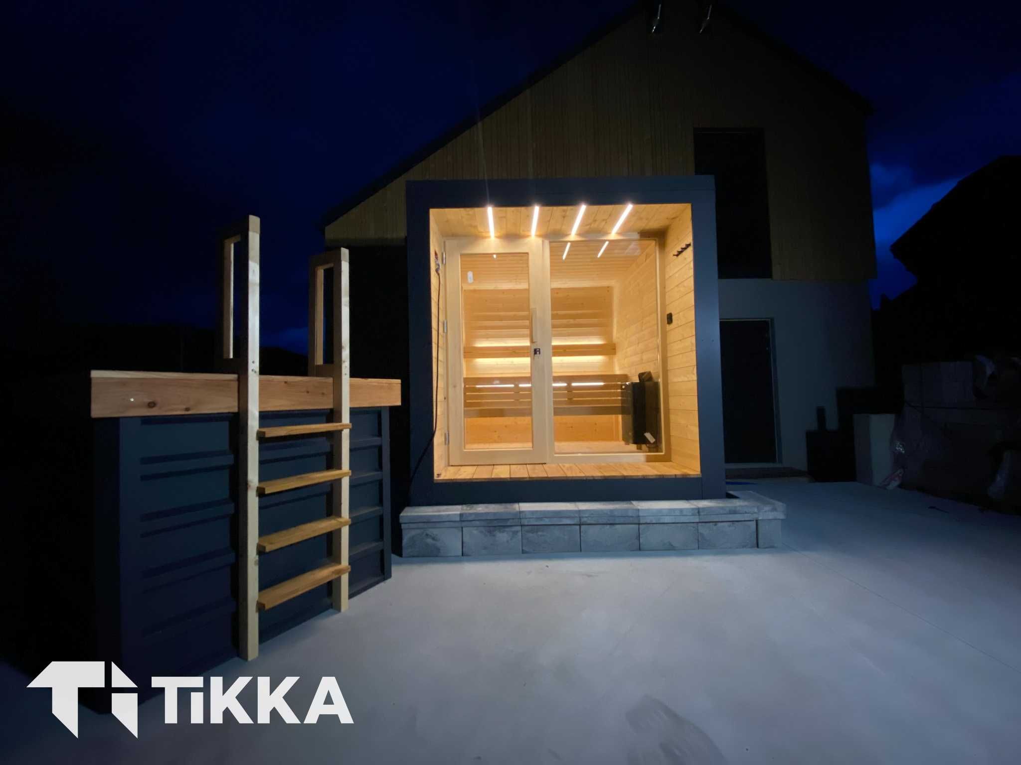 Ekskluzywna Sauna Fińska Sucha do Ogrodu PREMIUM