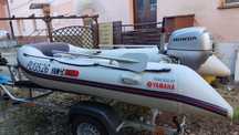 Sprzedam ponton Yamaha 340 s z przyczepą poddlodziową