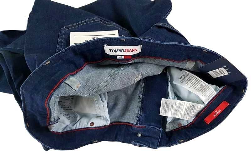 Męskie jeansy Tommy Jeans Scanton Y Slim Hilfiger nowe oryg. - W40/L34