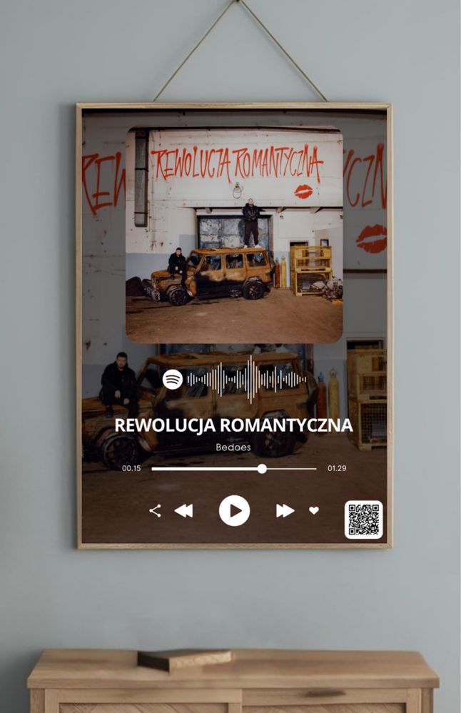 Plakat Bedoes „Rewolucja Romantyczna”