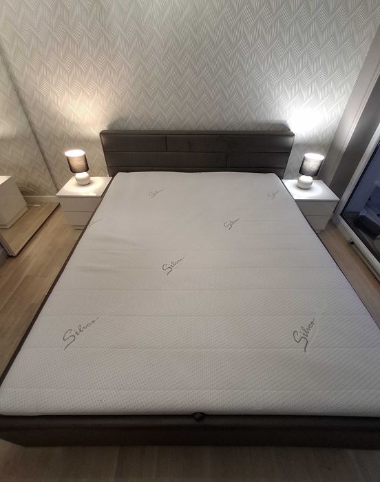 Łóżko z pojemnikiem 160x200, pojemnik + stelaż