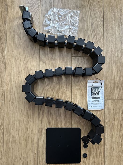 Premium rura kablowa maskownica do kabli do biurka - nowa, nieużywana