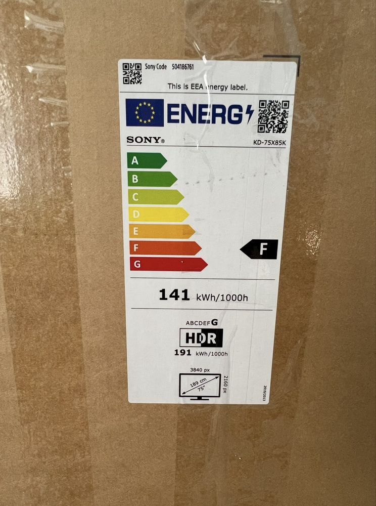 Sony KD-75X85K i Sony 55XG7077SAEP Zbita matryca
