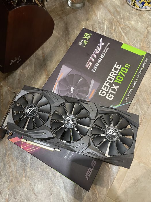 Відеокарта Asus Rog strix gtx1070Ti gaming