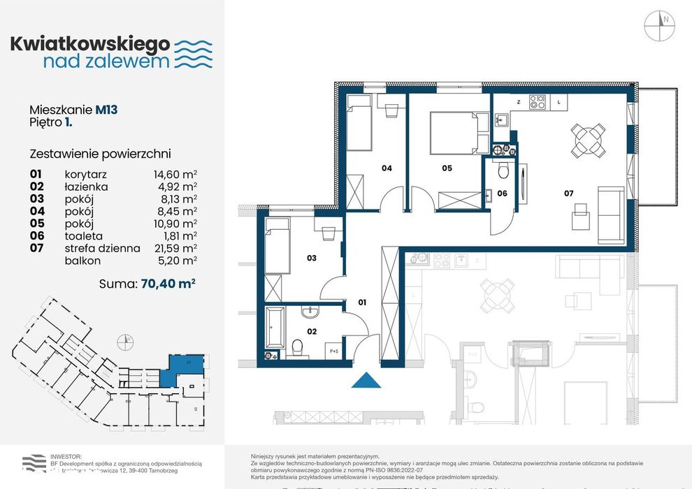 Nowa Dęba | mieszkanie 4-pok. | m13