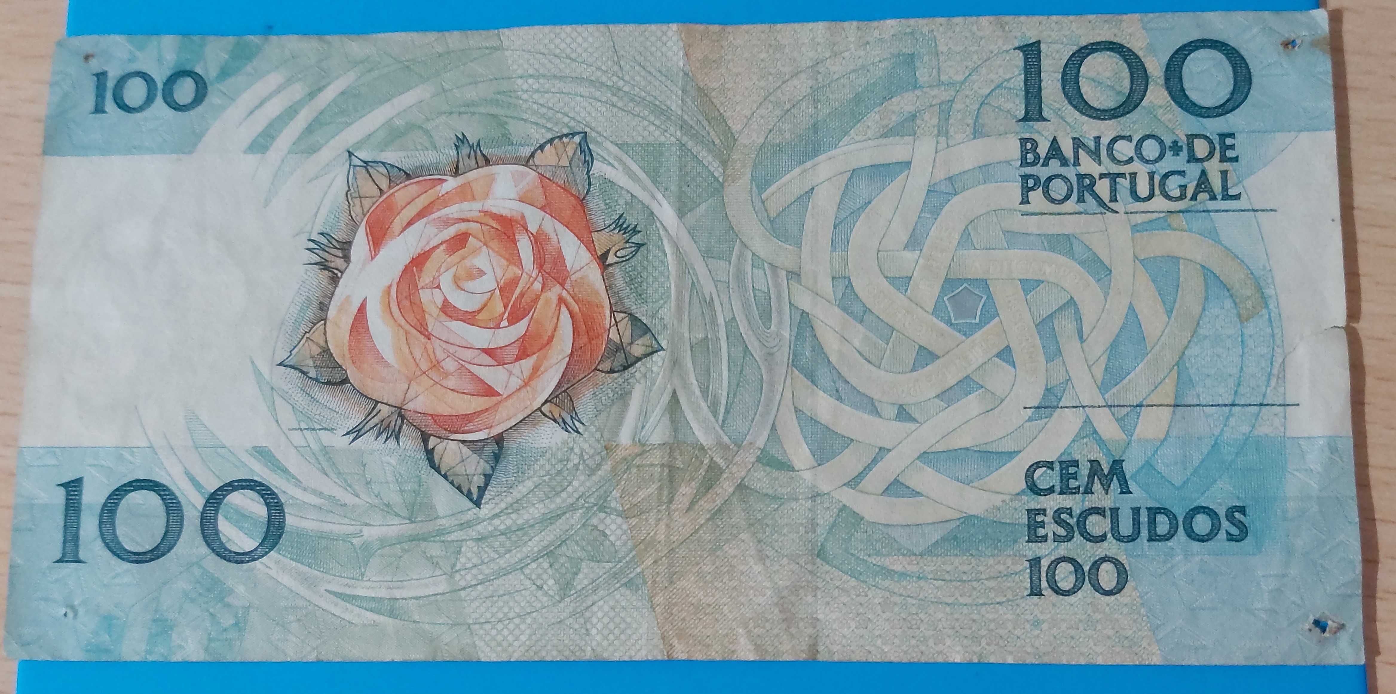 Nota de 100$00 de Portugal, CH 9, Fernando Pessoa 1988