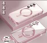 Etui case samsung s24 plus Magnetyczne rose gold