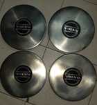 4 Tampões em inox Volvo anos 80