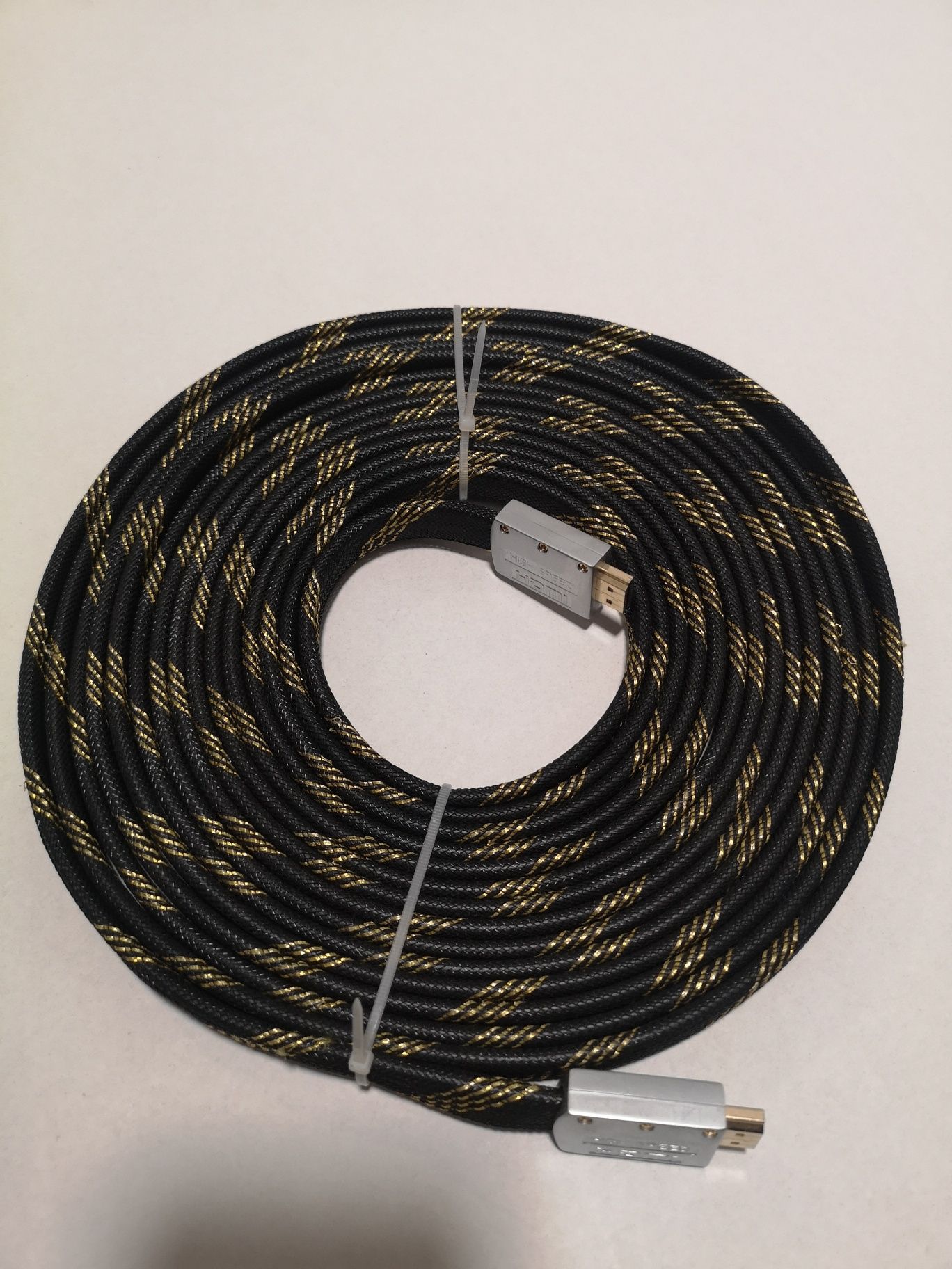 Kabel HDMI v.1.4 Vitalco Gold 7.5m płaski