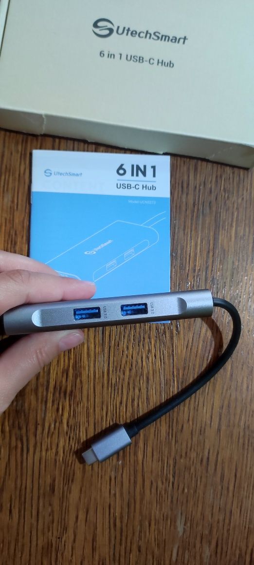 Hub USB -C 6w1 utechSmart