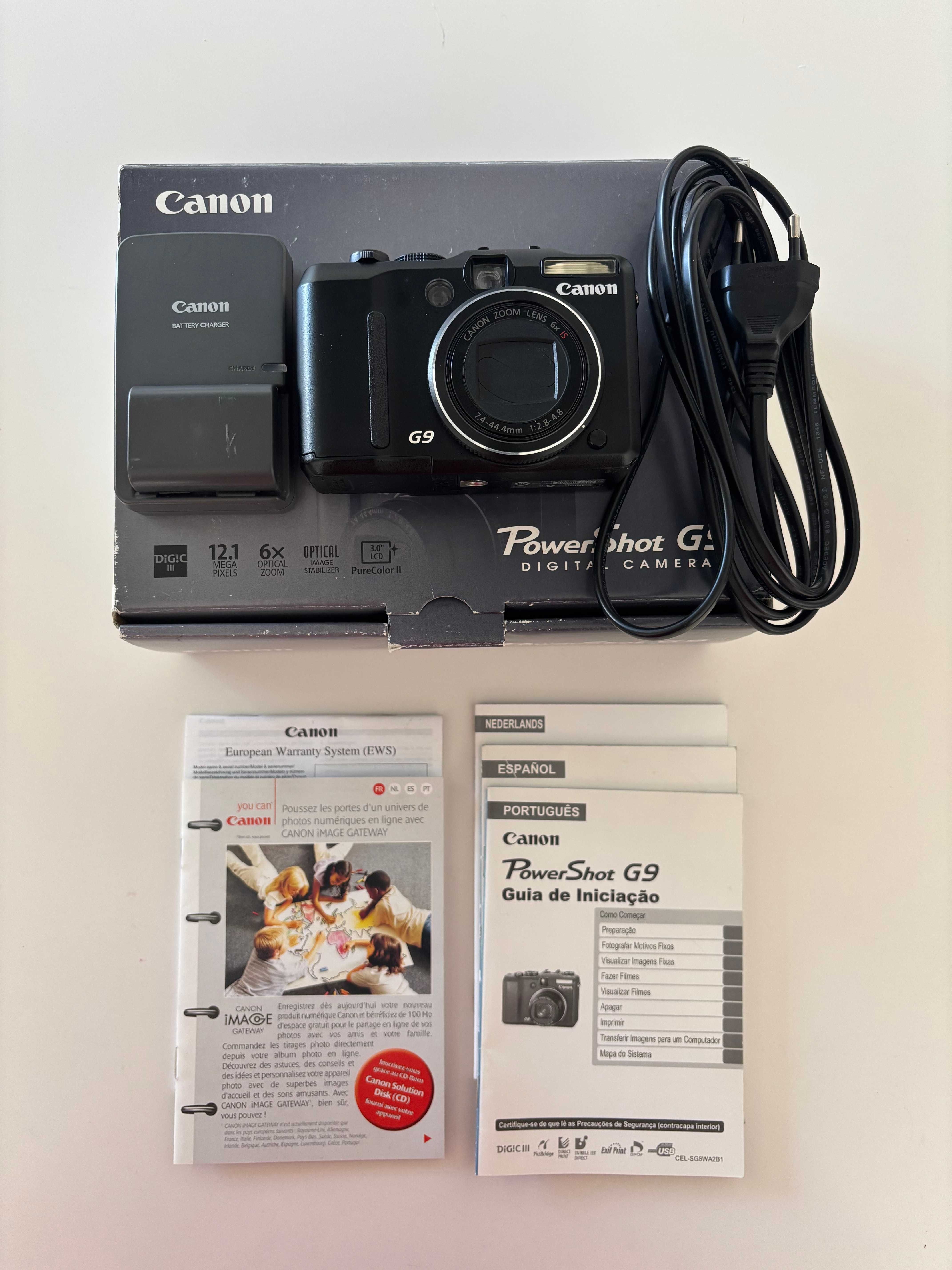 Canon G9 como nova