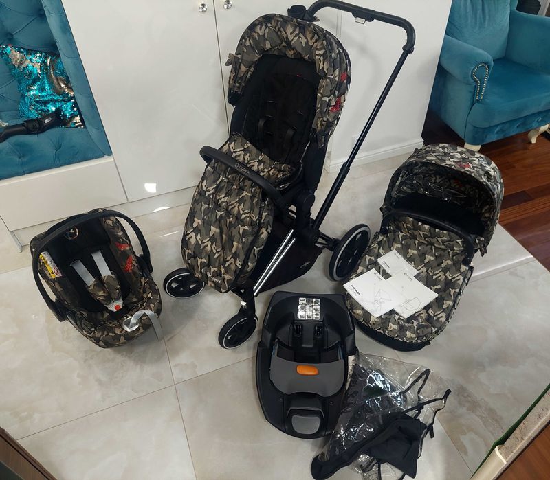 Kompletny zestaw 5w1 Wózek Cybex Priam edycja limitowana Butterfly