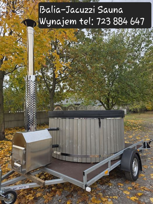 Balia Jacuzzi Sauna Mobilna Wynajem