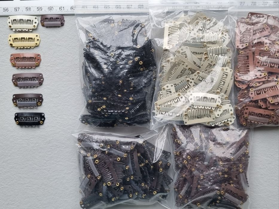 Шпильки, кліпси для накладного волосся, для тресів