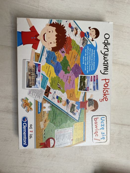 Puzzle dla dzieci - mapa Polski