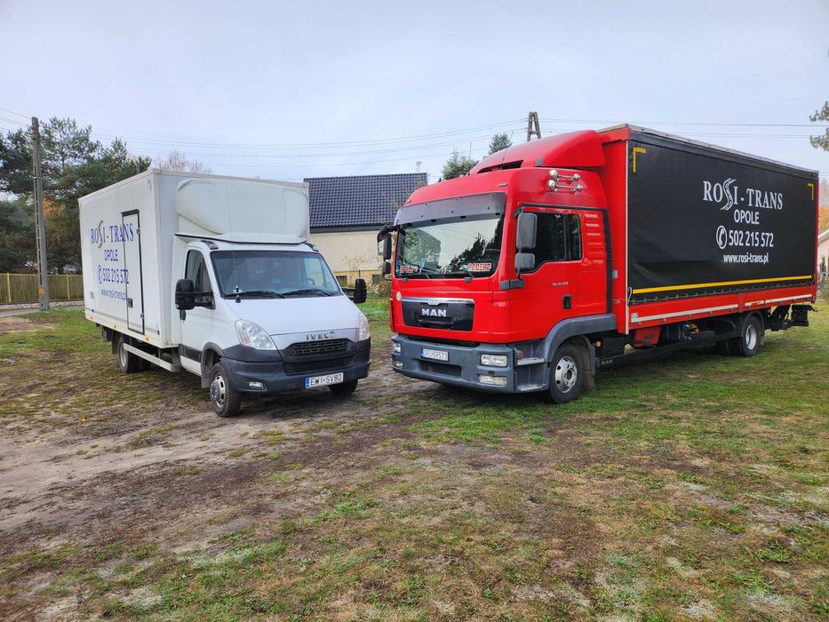 Usługi transportowe, auta z windą, transport, przewóz, Solówka 18 pal.