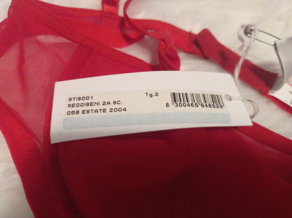 Biustonosz czerwony Intimissimi 75B nowy metka