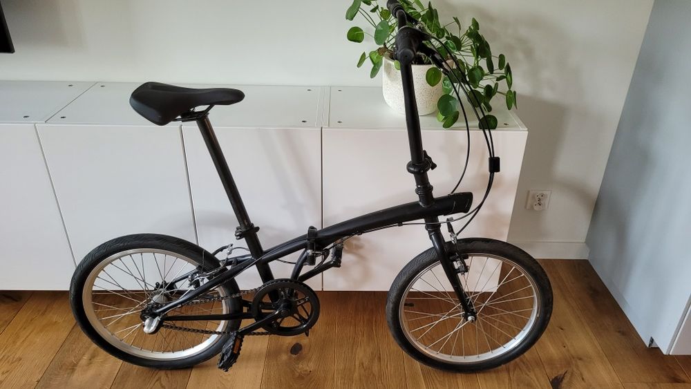Rower miejski skladany Btwin 3 biegi Shimano Nexus, Selle Royal