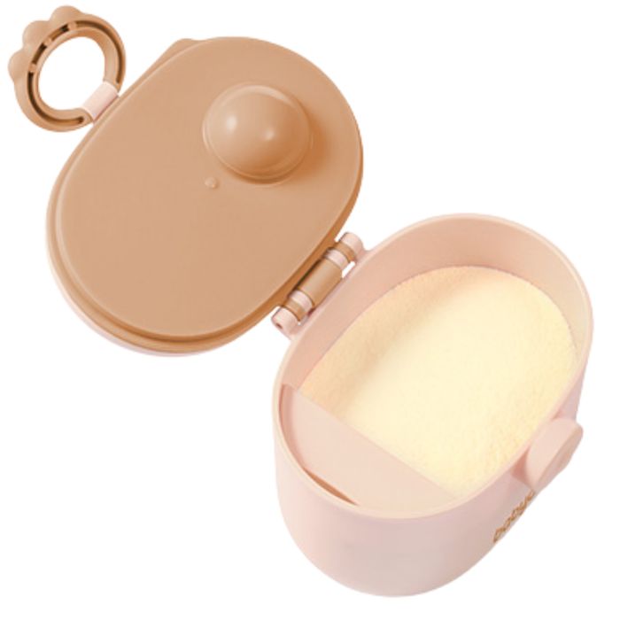 Pojemnik na mleko modyfikowane w proszku 240 ml Babyono różowy Gostyń
