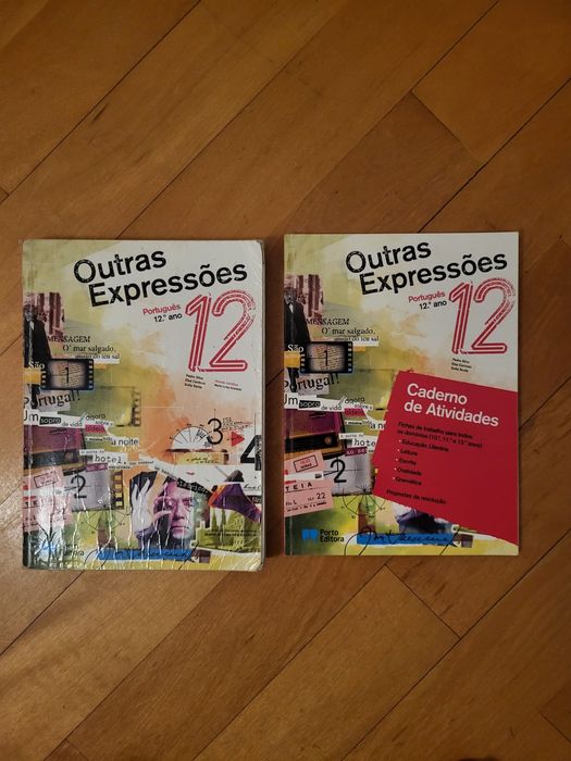 manual e caderno de atividades “outras expressões” português 12
