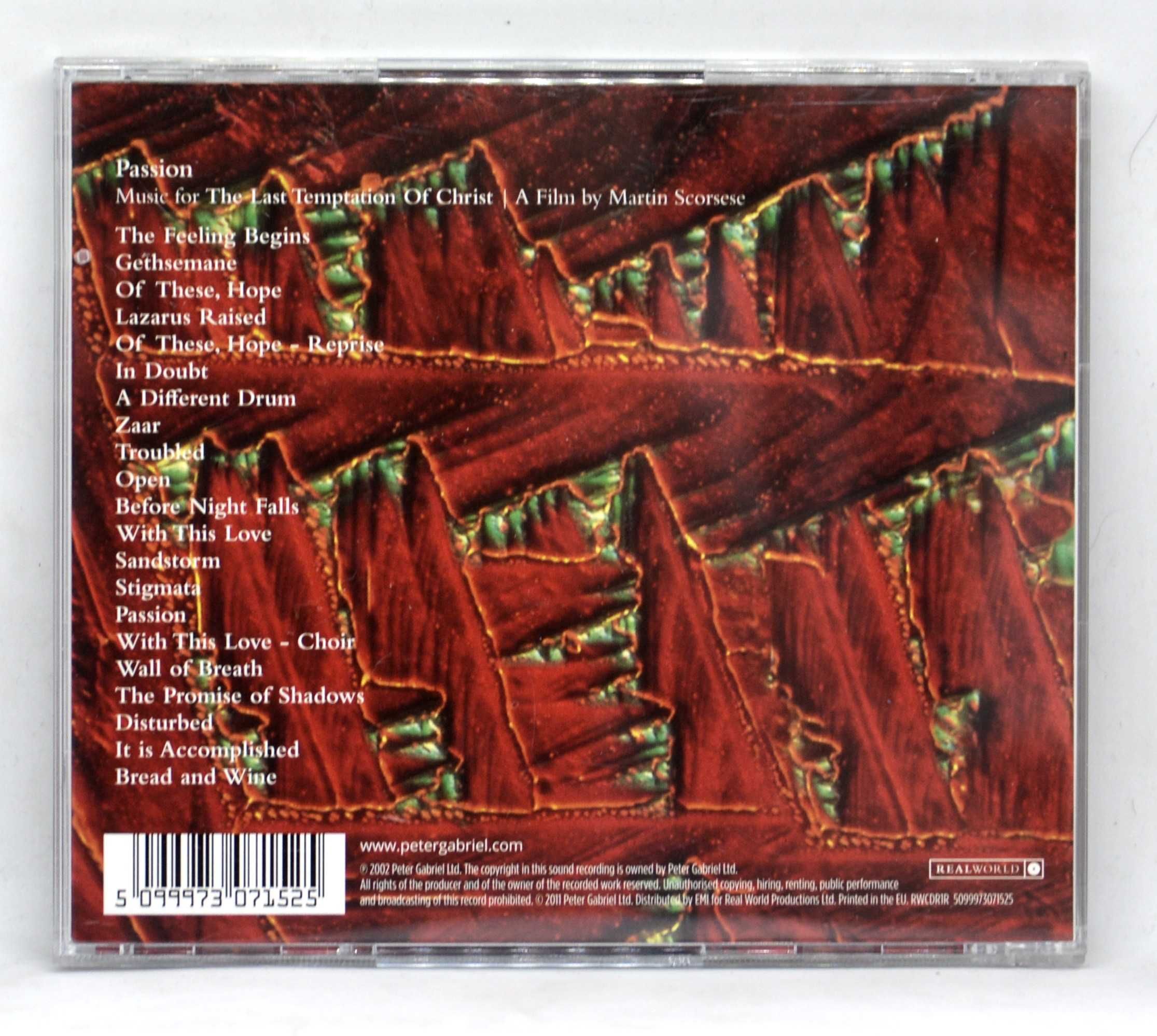 Peter Gabriel - Passion (CD)