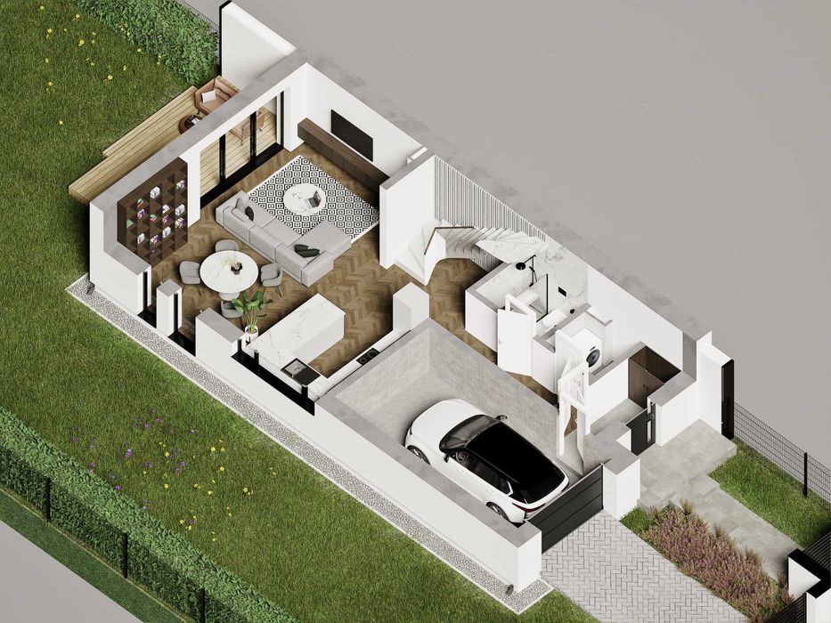 Dom od dewelopera, Przeźmierowo, Sady