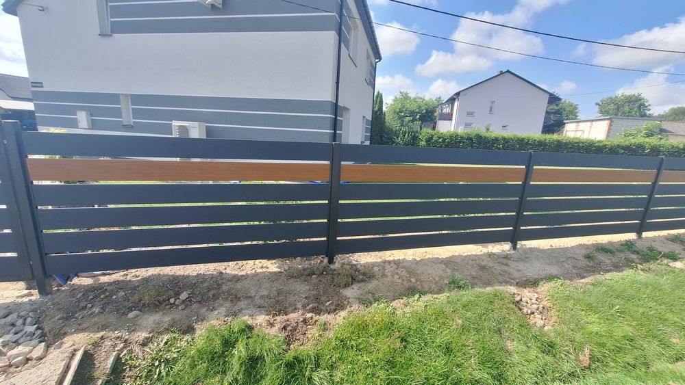 Deska ogrodzeniowa modern, nowoczesne ogrodzenia