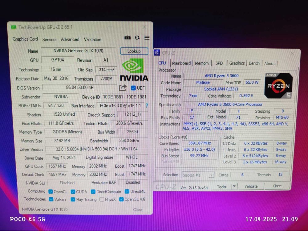 ІГРОВИЙ ПК! Ryzen 5! GTX 1070!