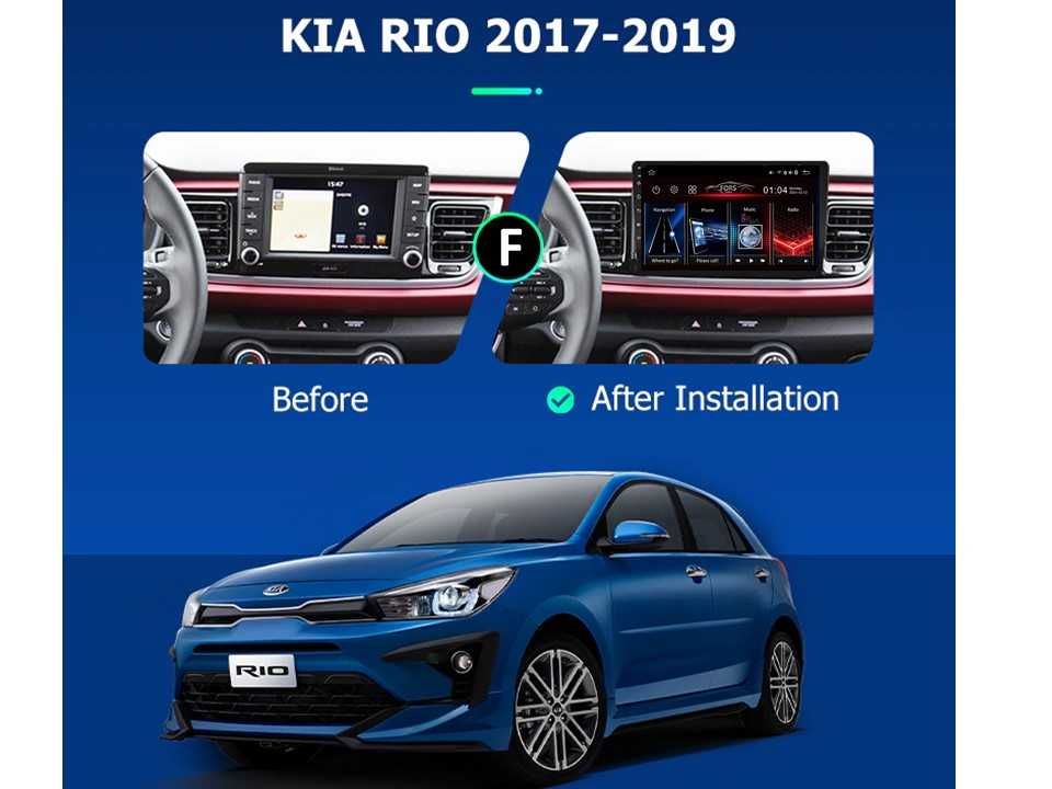 Radio samochodowe Android Kia RIO 2017.-2019 (9")