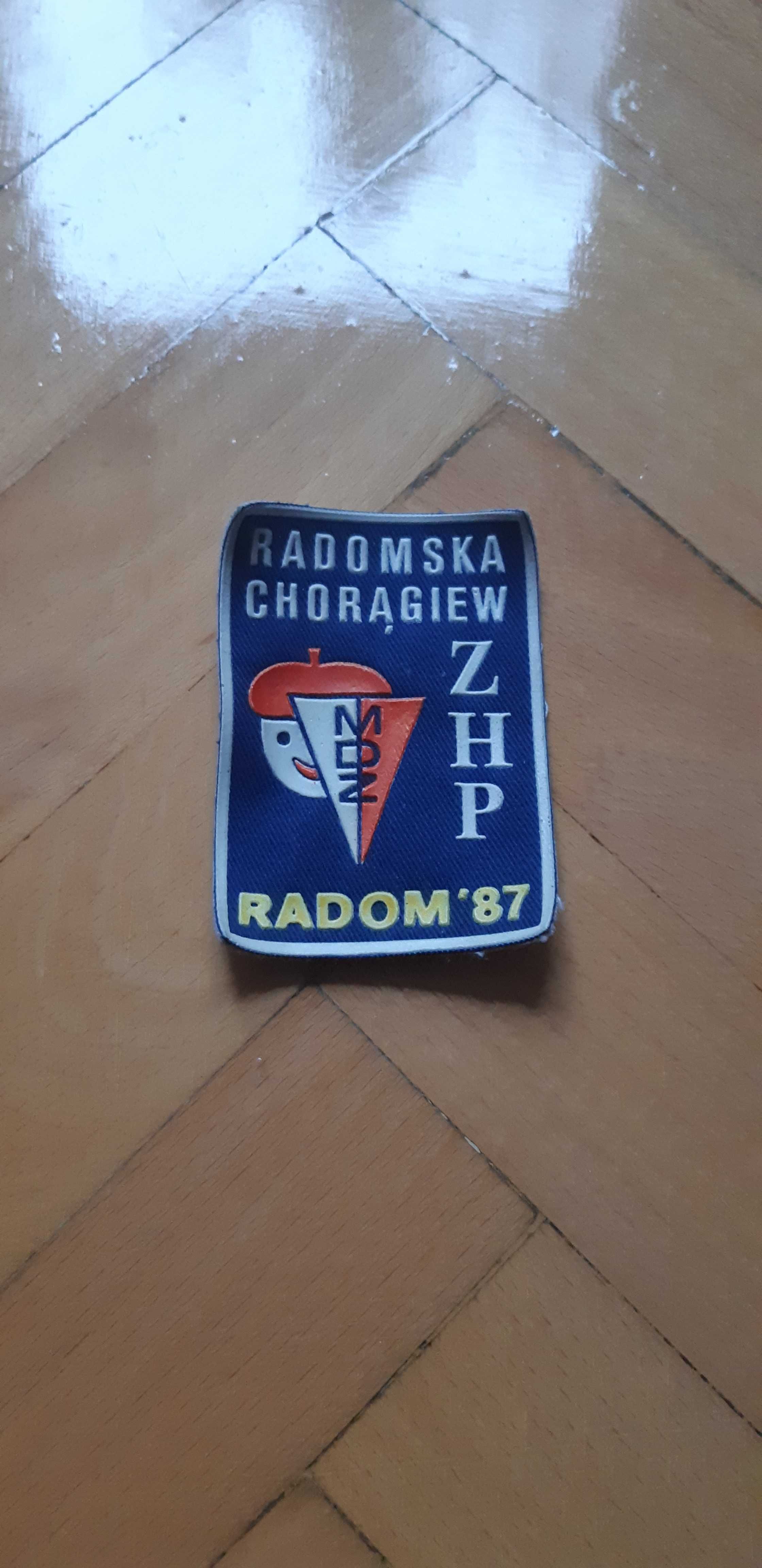 naszywka Radomska chorągiew ZHP MDZ Radom 87