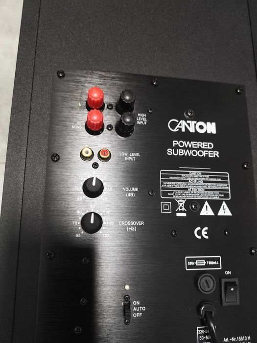 Kino Domowe Marzeń-CANTON M240 5.1 STAN JAK NOWY Komplet z Mocowaniami