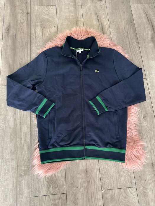 Męski bawełniany granatowy dres Lacoste 2XL