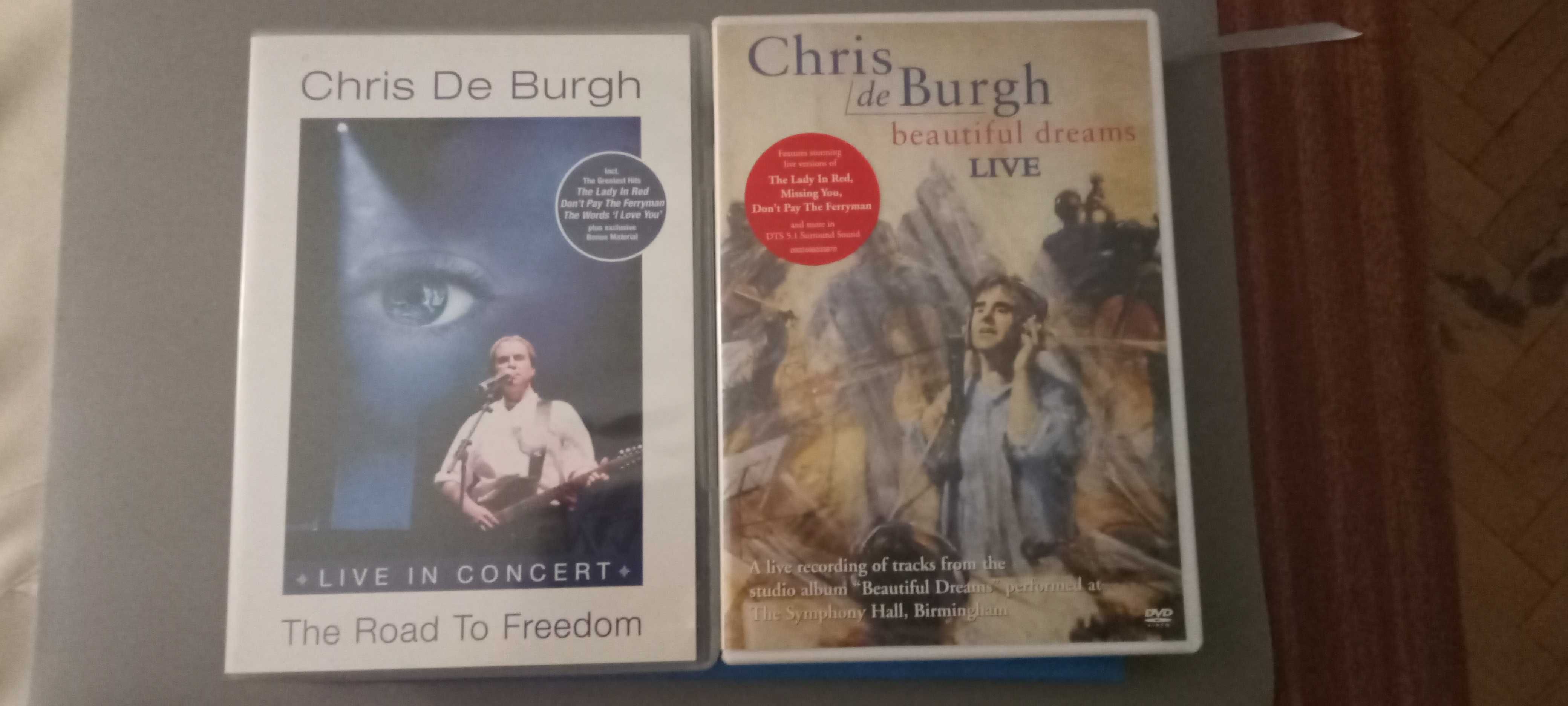 Chris de Burgh, zestaw DVD beautiful dream & The road to freedom live
