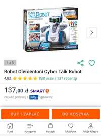 Nowa zabawka robot clementoni edukacyjna